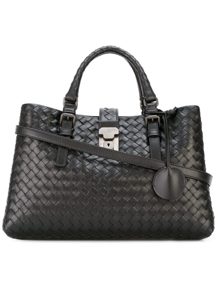 Bottega Veneta Mini 'roma' Bag - Black