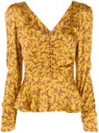 Jonathan Simkhai Floral Print Blouse - Yellow