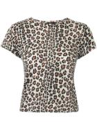 Fendi Pre-owned Leopard Printed T-shirt - Brown