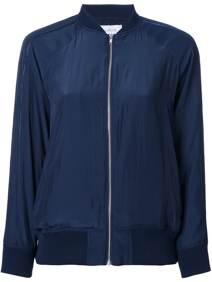 En Route Piping Rib Blouson Jacket