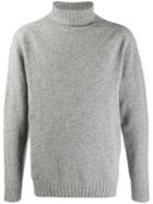 Officine Generale Turtle Neck Sweater - Grey