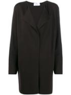 Allude Oversized Knit Cardi-coat - Brown