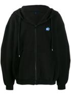 Ader Error Zip Up Logo Patch Jacket - Black