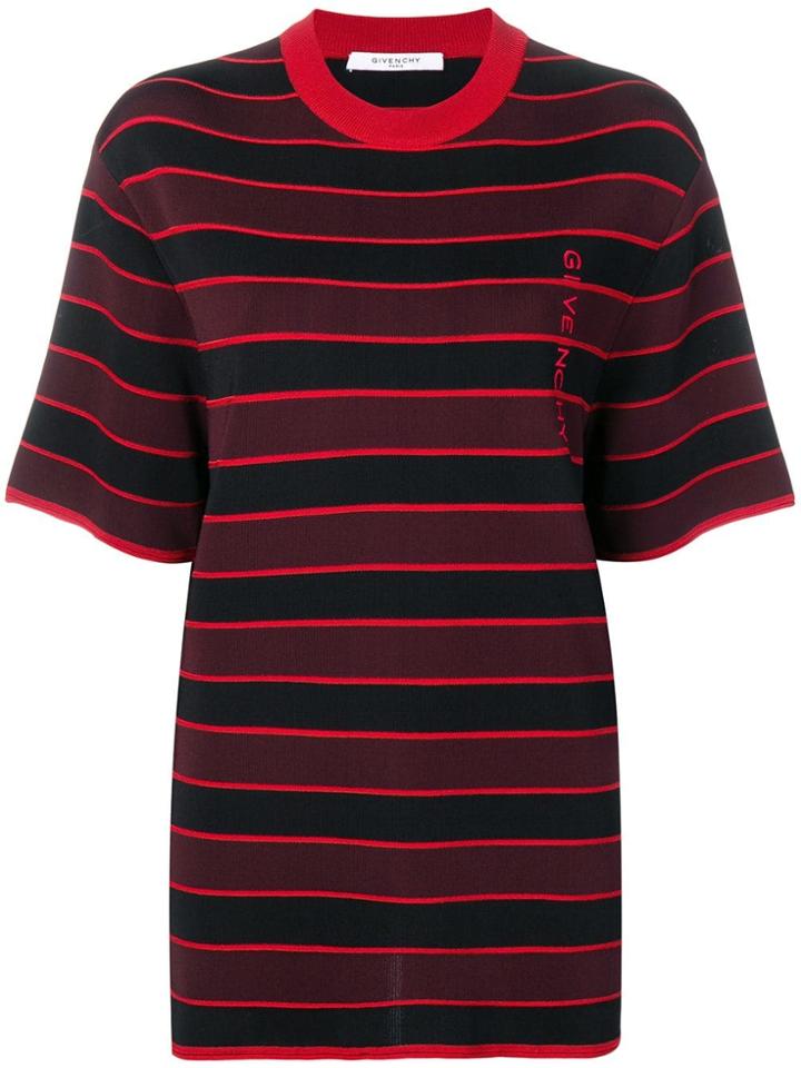 Givenchy Oversized Knitted Top - Black