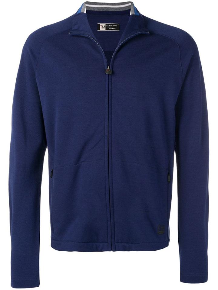 Z Zegna Zipped Jumper - Blue