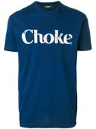 Dsquared2 Choke Print T-shirt - Blue