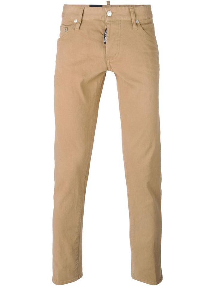 Dsquared2 Clement Jeans, Men's, Size: 50, Nude/neutrals, Cotton/spandex/elastane/polyester