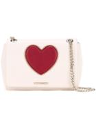 Love Moschino Medium 'heart' Crossbody Bag, Women's, White