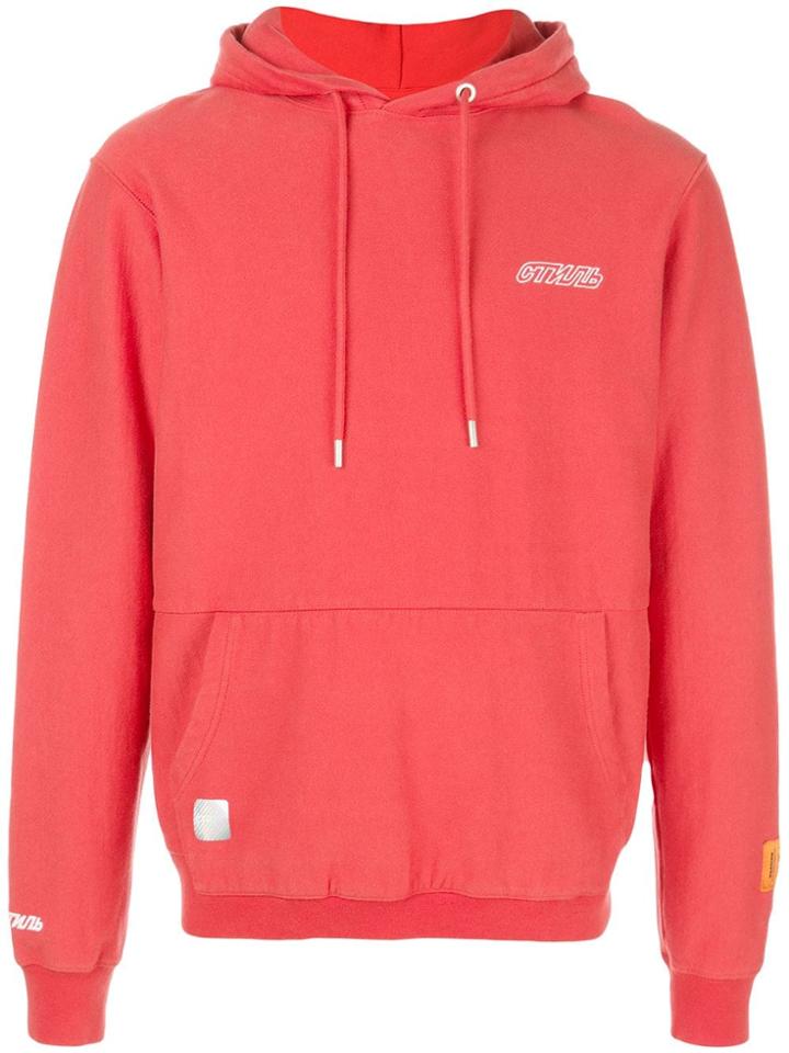 Heron Preston Hoodie - Red