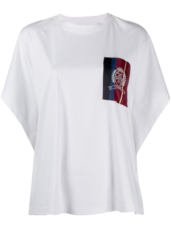 Hilfiger Collection Logo Patch Pocket T-shirt - White