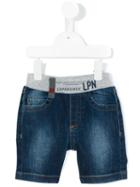 Lapin House - Elasticated Waist Denim Shorts - Kids - Cotton/spandex/elastane - 12 Mth, Blue