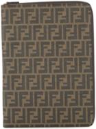 Fendi Pre-owned Zucca Pattern Clutch Bag - Brown