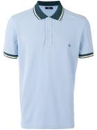 Fay - Embroidered Logo Polo Shirt - Men - Cotton - M, Blue, Cotton