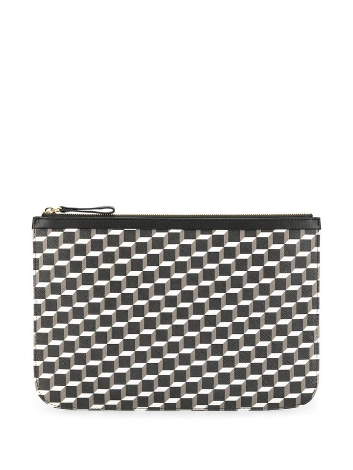 Pierre Hardy Graphic Pattern Pouch - Black