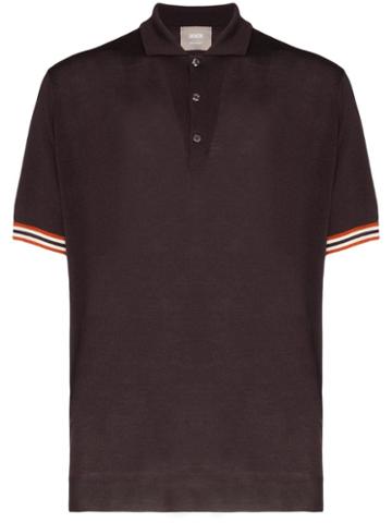 Lou Dalton L Dltn John Smedley Ss Polo Prpl - Purple