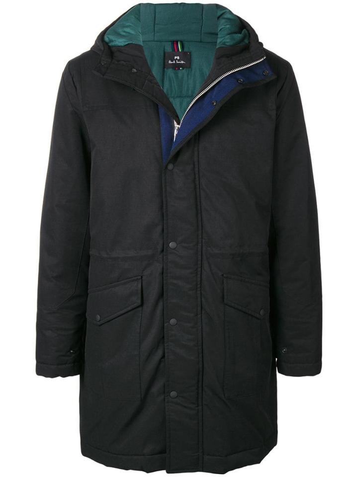 Ps By Paul Smith Lomax Hooded Jacket - Black