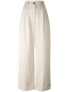 Société Anonyme Summer Brunch Pants, Women's, Size: 46, Nude/neutrals, Silk/cotton
