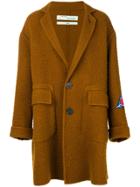 Off-white Oversized Coat - Brown