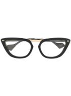 Gucci Eyewear Cat Eye Frame Optical Glasses - Black