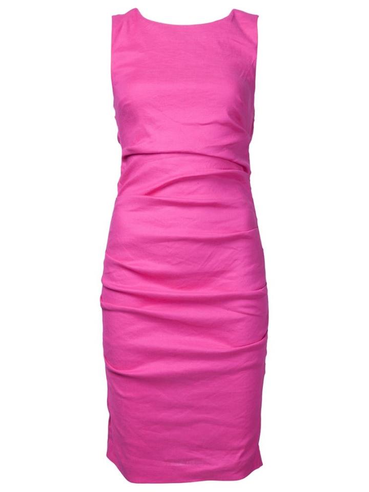Nicole Miller Sleeveless Creased Short Dress