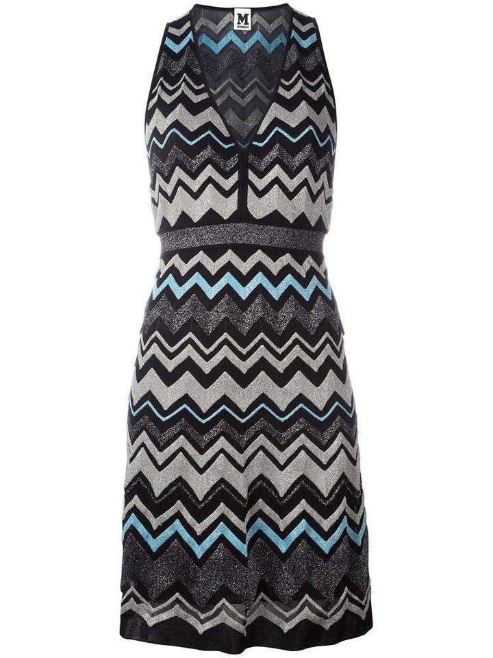 M Missoni Knitted Dress, Women's, Size: 42, Polyamide/cotton/metallic Fibre/polyester