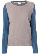 Semicouture Panel Print Jumper - Grey