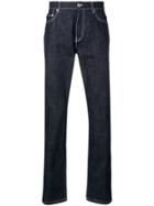 Kenzo Contrast-stitch Jeans - Blue