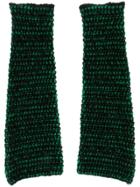 Namacheko Knitted Arm Warmers - Green