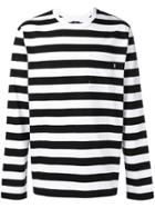 Stussy Horizontal Striped T-shirt - Black