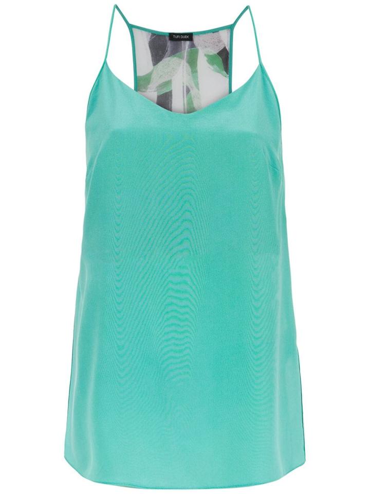 Tufi Duek Silk Printed Top - Blue