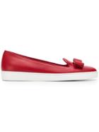 Salvatore Ferragamo Vara Loafers - Red