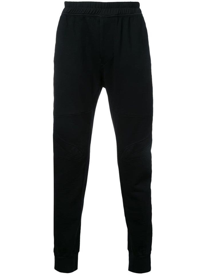 Julius Panelled Track Pants - Black