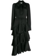 Zimmermann Espionage Flounce Dress - Black