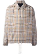 Ami Alexandre Mattiussi Hooded Jacket, Men's, Size: Large, Nude/neutrals, Cotton/virgin Wool