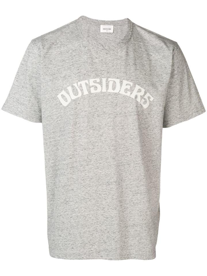 Wood Wood Outsiders Round Neck T-shirt - Grey
