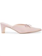 Maison Mihara Yasuhiro Classic Pointed Mules - Pink & Purple