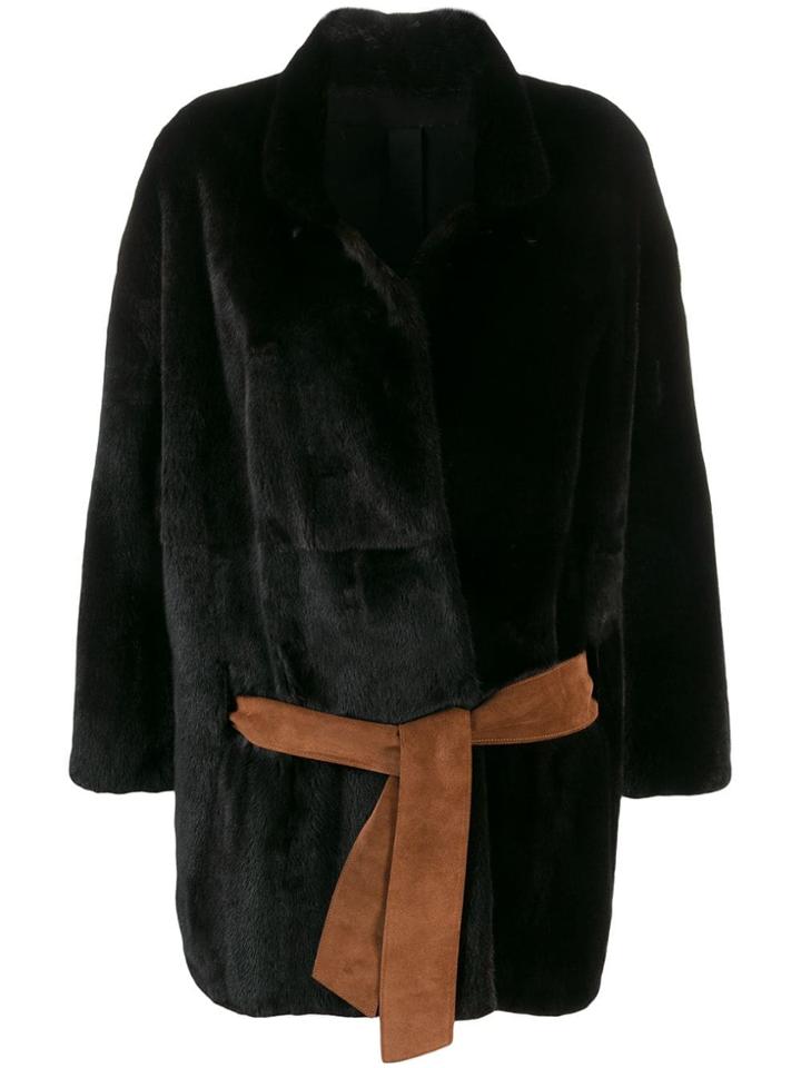Liska Mink Fur Jacket - Black