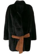 Liska Mink Fur Jacket - Black