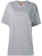 No21 Large T-shirt, Women's, Grey, Cotton