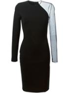 Stella Mccartney 'jersey Chain' Dress, Women's, Size: 44, Black, Polyamide/spandex/elastane/rayon