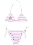 Monnalisa Reversible Bikini Set - White