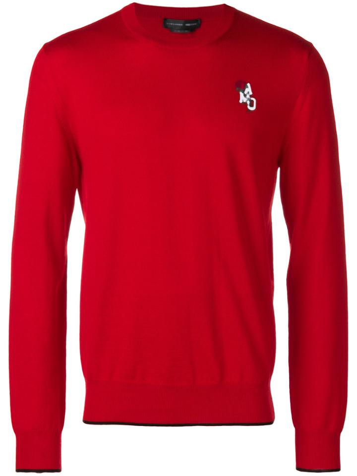 Alexander Mcqueen Amq Embroidered Jumper
