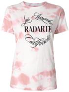 Rodarte Tie-dye Logo T-shirt - Pink & Purple