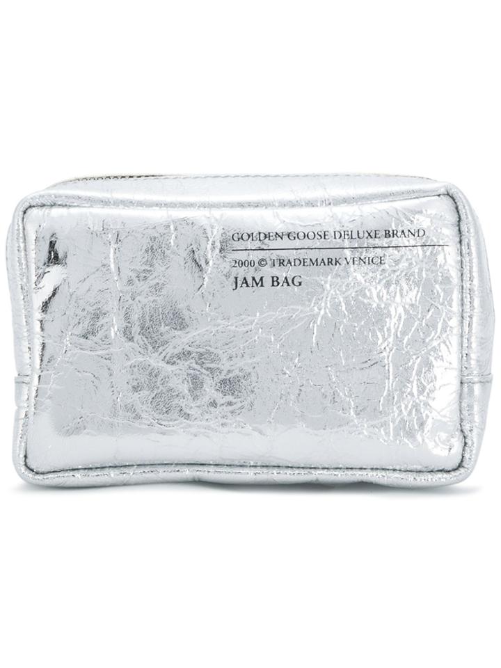 Golden Goose Deluxe Brand Zipped Pouch - Metallic