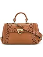 Salvatore Ferragamo - 'sofia' Tote - Women - Calf Leather - One Size, Women's, Brown, Calf Leather