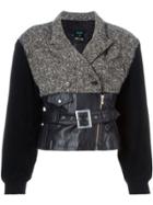 Jean Paul Gaultier Vintage 'forbidden Gaultier' Biker Jacket - Black