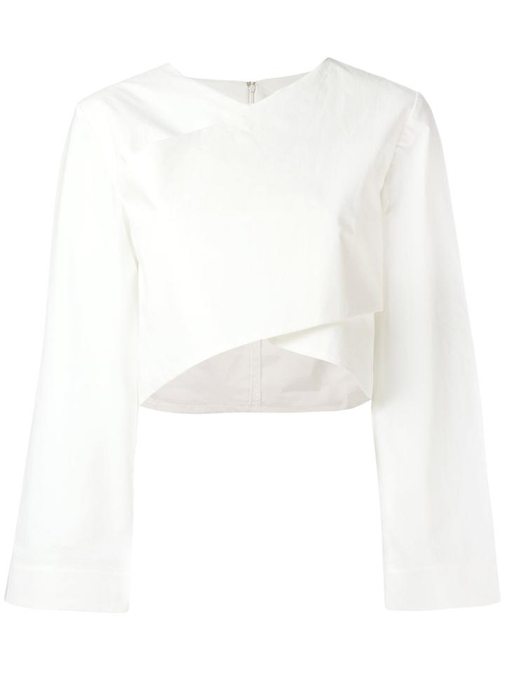 Solace - Serena Blouse - Women - Cotton - 8, White, Cotton