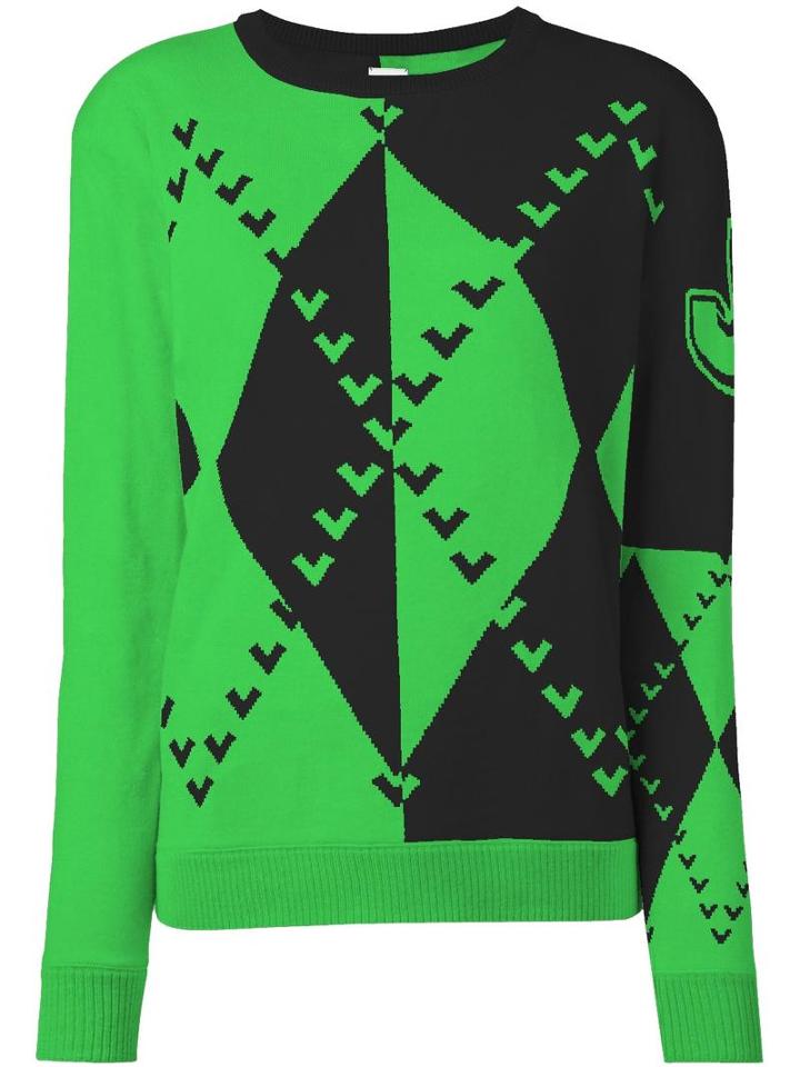 Opening Ceremony Umd X Opening Ceremony Crew Jumper, Women's, Size: Xl, Green, Merino