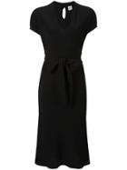 Aspesi Belted Midi Dress - Black