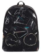 Paul Smith Printed Bycicle Backpack - Black